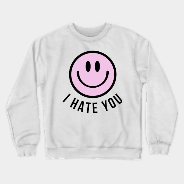 I hate you emoji Crewneck Sweatshirt by BloomingDiaries